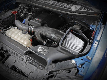 AFE 17-20 FORD F-150/RAPTOR TRACK SERIES CARBON FIBER COLD AIR INTAKE SYSTEM WITH PRO DRY S FILTERS
