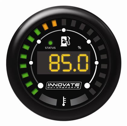 INNOVATE MTX-D ETHANOL CONTENT & FUEL TEMP COMPLETE GAUGE KIT - BLACK DIAL