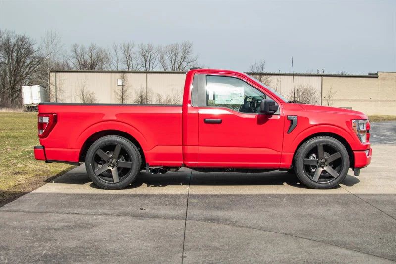 CORSA 2021-2025 FORD F-150 REGULAR CAB/6.5IN BED 5.0L V8 XTREME CAT-BACK FRONT OF TIRE EXIT-BLACK PV